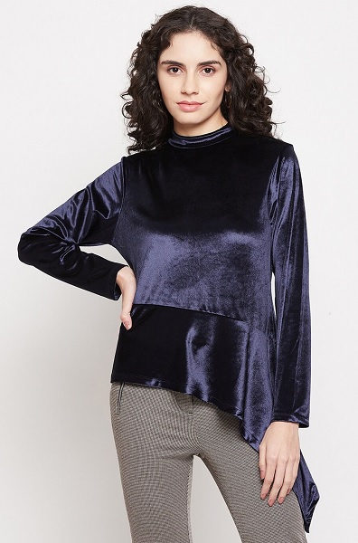 20 Stylish Collection of Velvet Tops for Ladies - Beautiful Models