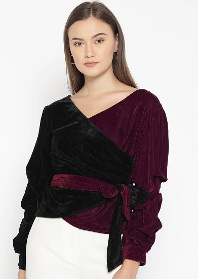 20 Stylish Collection of Velvet Tops for Ladies - Beautiful Models