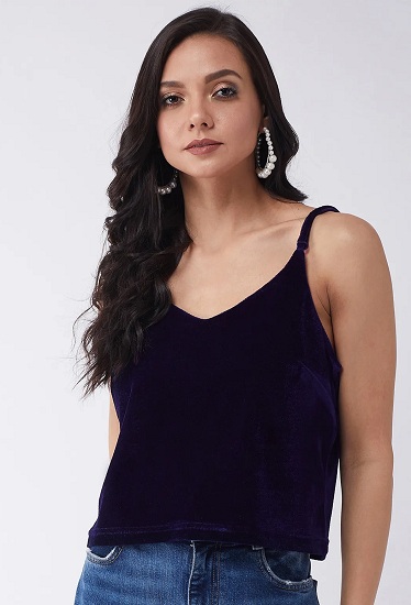 20 Stylish Collection of Velvet Tops for Ladies - Beautiful Models