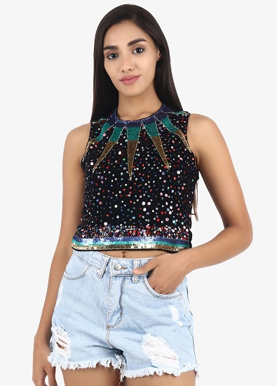 20 Stylish Collection of Velvet Tops for Ladies - Beautiful Models