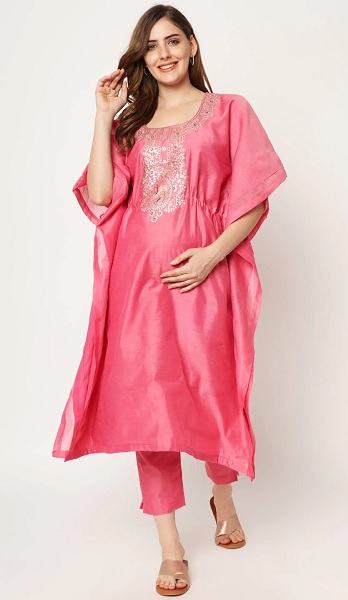 10 Stylish and Comfortable Feeding Maternity Kurtis for Mothers