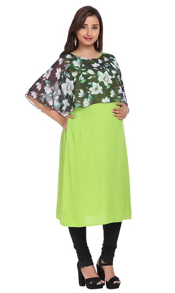 10 Stylish and Comfortable Feeding Maternity Kurtis for Mothers