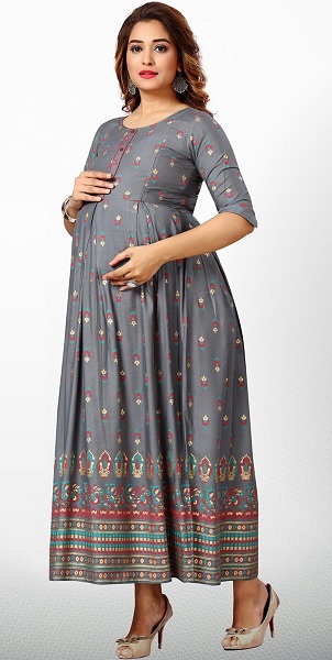 10 Stylish and Comfortable Feeding Maternity Kurtis for Mothers