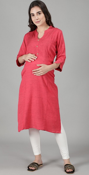 10 Stylish and Comfortable Feeding Maternity Kurtis for Mothers