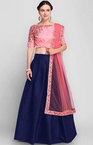 Blue Lehenga Choli - These 15 Latest Designs To Get Royal Look