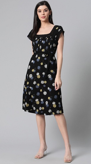 Knee Length Dresses: Try These Top 30 Designs for Stunning Look