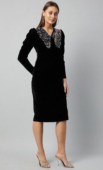 Knee Length Dresses: Try These Top 30 Designs for Stunning Look