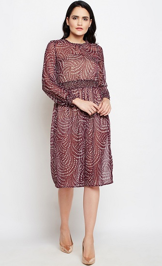 Knee Length Dresses: Try These Top 30 Designs for Stunning Look