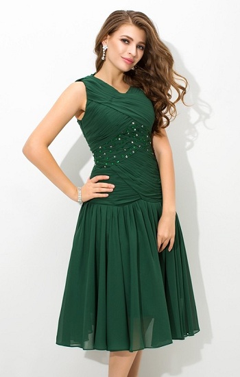 Knee Length Dresses: Try These Top 30 Designs for Stunning Look