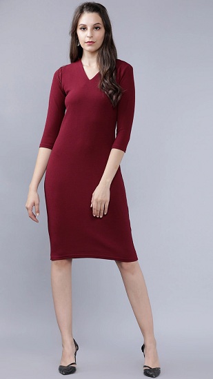 Knee Length Dresses: Try These Top 30 Designs for Stunning Look