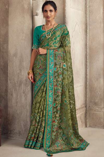 10 New Collection of Brasso Sarees For The Modern Diva!