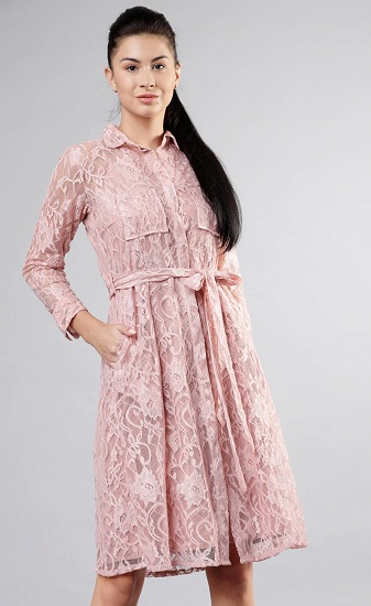 Top 25 Attractive Lace Dress Patterns for Women in Trend