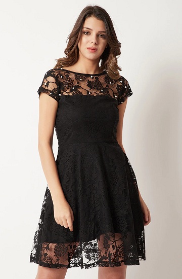 Top 25 Attractive Lace Dress Patterns for Women in Trend