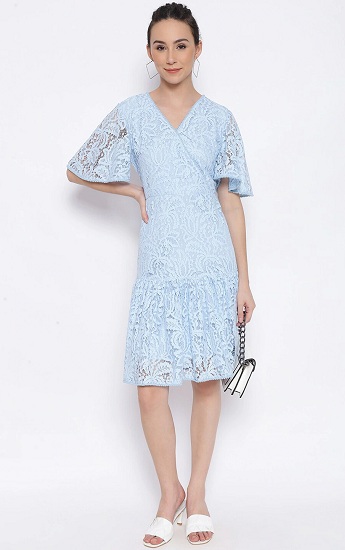 Top 25 Attractive Lace Dress Patterns for Women in Trend