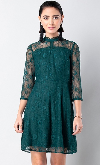 Top 25 Attractive Lace Dress Patterns for Women in Trend
