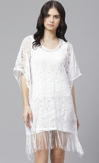 Top 25 Attractive Lace Dress Patterns for Women in Trend