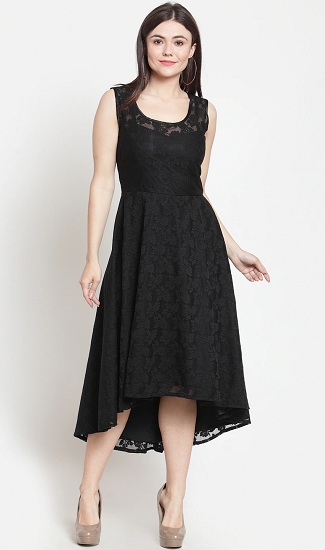 Top 25 Attractive Lace Dress Patterns for Women in Trend