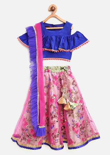 10 Beautiful Mirror Work Lehenga Choli Designs 2023