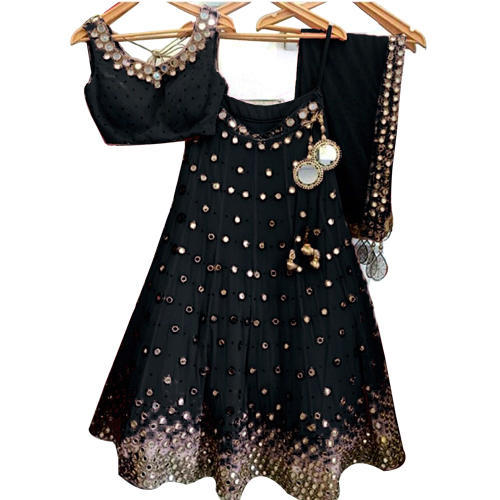 10 Beautiful Mirror Work Lehenga Choli Designs 2023