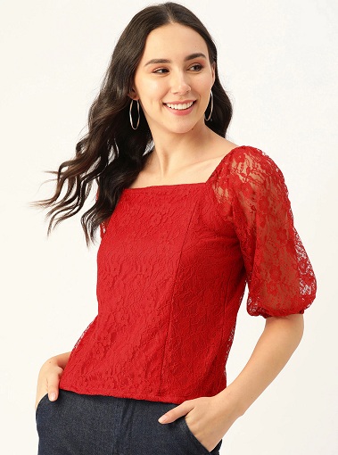 20 Stunning Designs of Lace Tops for Women in 2023