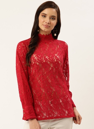 20 Stunning Designs of Lace Tops for Women in 2023