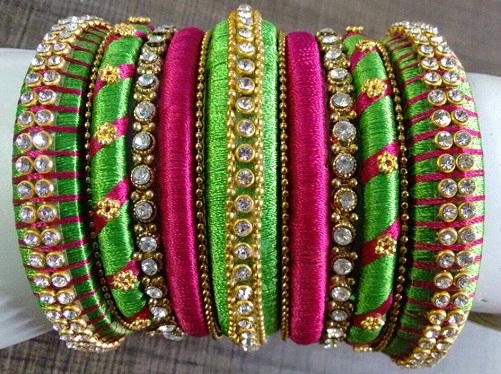 15 Latest Collection of Silk Thread Bangles in India 2023