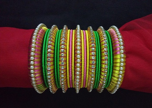 15 Latest Collection of Silk Thread Bangles in India 2023