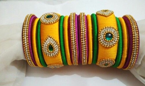 15 Latest Collection of Silk Thread Bangles in India 2023