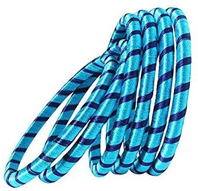 9 Beautiful Designs of Blue Bangles in Fashion 2023