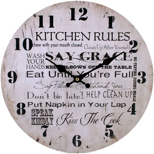 15 Modern Kitchen Clock Designs With Pictures In 2023