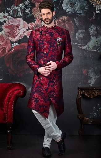 10 Exclusive Red Sherwani Designs For Weddings in 2023