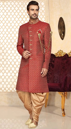 10 Exclusive Red Sherwani Designs For Weddings in 2023
