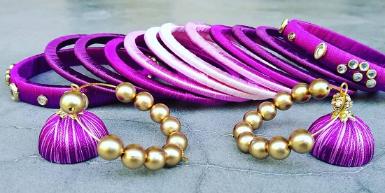 30 Modern Designs of Thread Bangles for Women in 2023