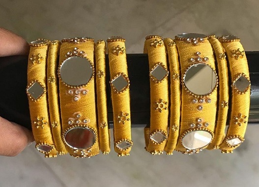 30 Modern Designs of Thread Bangles for Women in 2023