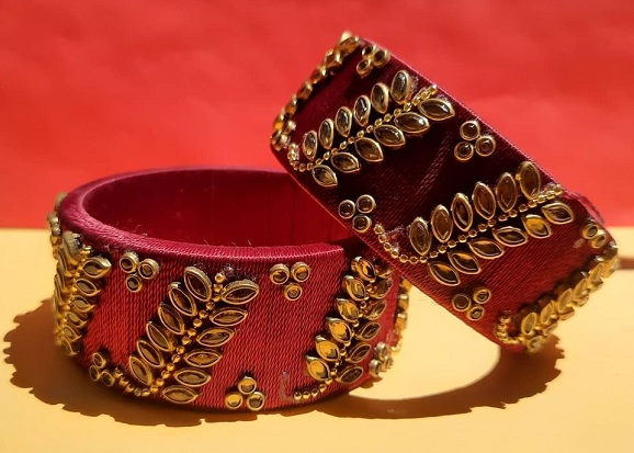 30 Modern Designs of Thread Bangles for Women in 2023