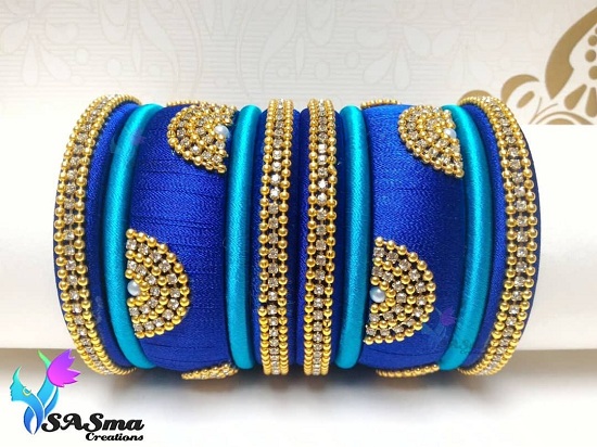 30 Modern Designs of Thread Bangles for Women in 2023
