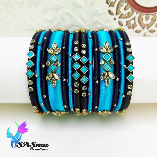 30 Modern Designs of Thread Bangles for Women in 2023