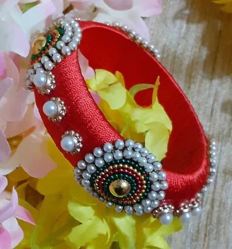 30 Modern Designs of Thread Bangles for Women in 2023