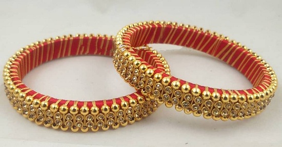 30 Modern Designs of Thread Bangles for Women in 2023