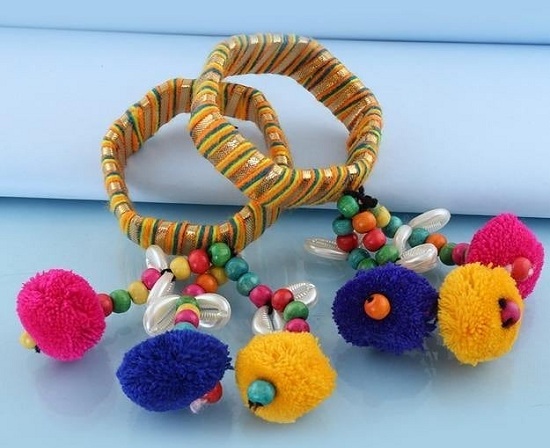 30 Modern Designs of Thread Bangles for Women in 2023