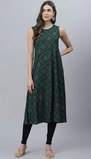 10 Stunning Mirror Work Kurti Designs for Women in 2023