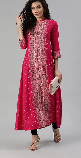 10 Stunning Mirror Work Kurti Designs for Women in 2023