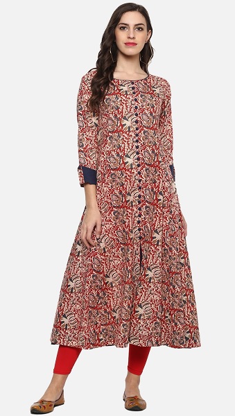 20 Modern A-line Kurti Designs for Women with Trendy Look