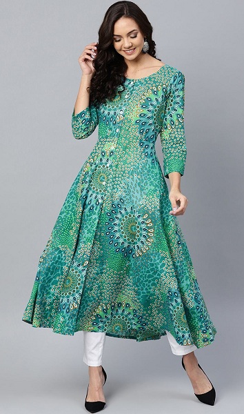 20 Modern A-line Kurti Designs for Women with Trendy Look