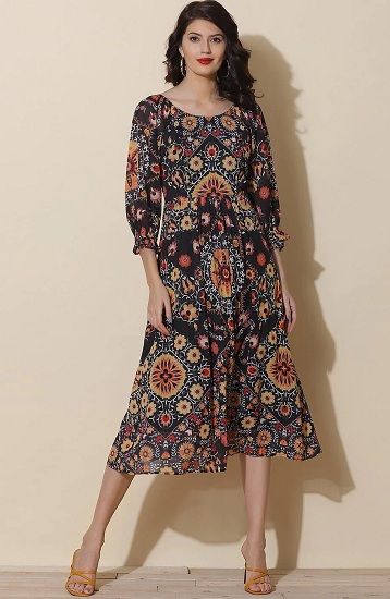 15 Stunning Designs of Georgette Dresses for Women in Trend