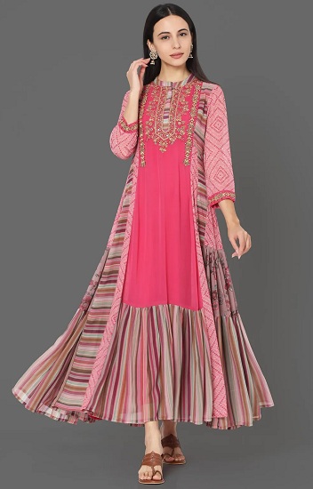 15 Stunning Designs of Georgette Dresses for Women in Trend