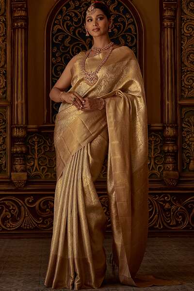 9 Elegant Collection of Kanjivaram Saree Designs for Royal Look