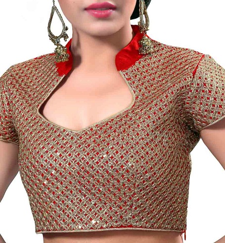 Net Saree Blouse Neck Designs - 20 Stunning Collection for Ladies