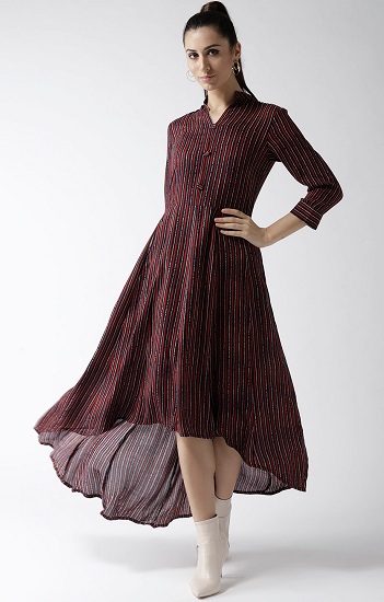 Maroon Dresses for Women - 30 Trending Models for Graceful Look