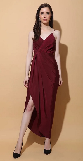 Maroon Dresses for Women - 30 Trending Models for Graceful Look